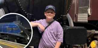 Young Train Enthusiast Films Iconic Steam Locomotive in Warrington news-27092024-025749