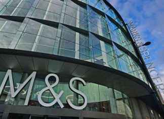 Stylish Red Frill Dress by Marks & Spencer on Sale for £39 news-02122024-213528