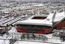 Anfield Snow Photos: Liverpool vs Man Utd Postponement Decision Explained anfield-snow-photos-liverpool-vs-man-utd-postponement-decision-explained