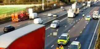 Traffic Update: M6 Southbound Jammed for 5 Miles Due to Lorry Breakdown traffic-update-m6-southbound-jammed-for-5-miles-due-to-lorry-breakdown