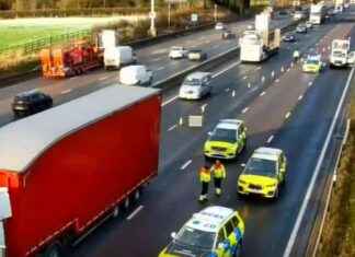 traffic-update-m6-southbound-jammed-for-5-miles-due-to-lorry-breakdown