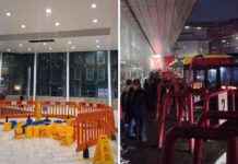 Water Damage: Video Shows Roof Leak Flooding Bus Station water-damage-video-shows-roof-leak-flooding-bus-station